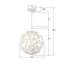 Luminaire suspendu antique 6 lumières Meyah-1932399845