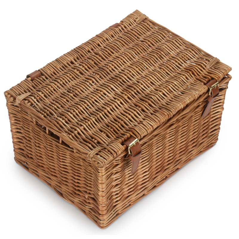 Brambly Cottage Wicker Decorative Basket, 19cm H x 37cm W x 25cm D