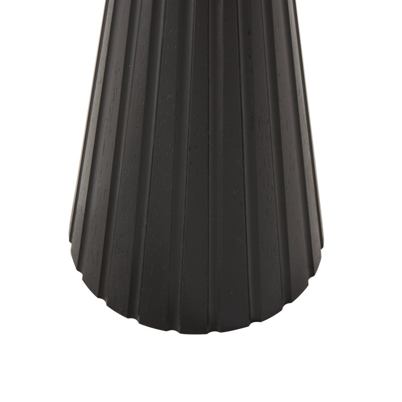  Pedestal Small Drink Round Martini Table for Living Rooms or Bedrooms, Black