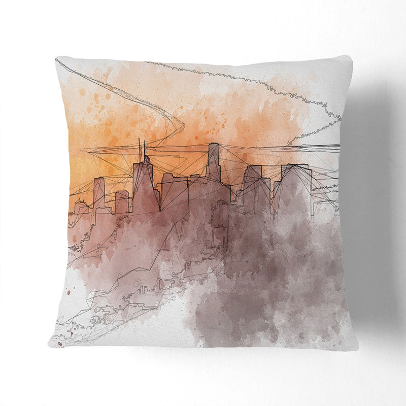 Square Cushion, White, 55cm H x 55cm W x 20cm D