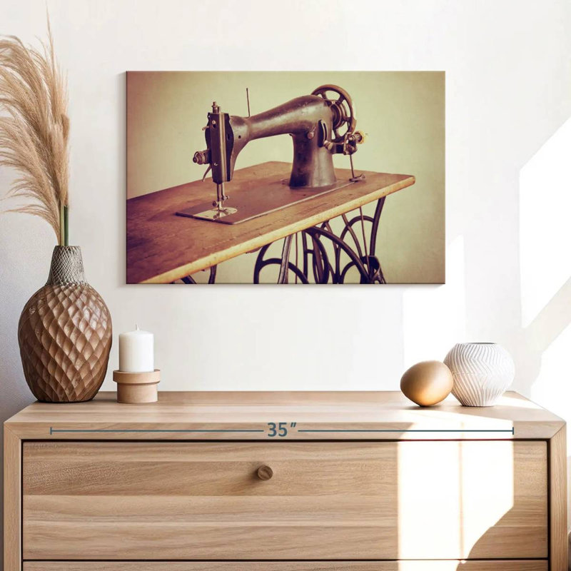 Senne Sewing Machine, 16" H x 24" W