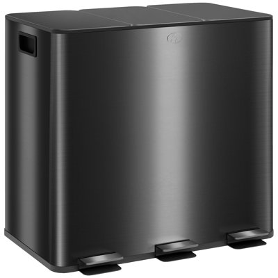 Sarisha Step On Multi-Compartment Rubbish & Recycling Bin - 45L