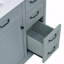 Meuble-lavabo 36 po avec lavabo, lavabo en céramique, 2 tiroirs basculants, charnières de porte à fermeture en douceur-1326579450