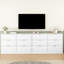 Commode à 6 tiroirs, commode pour chambre à coucher, salon, couloir et entrée Simply Modern - Grande armoire de rangement blanche