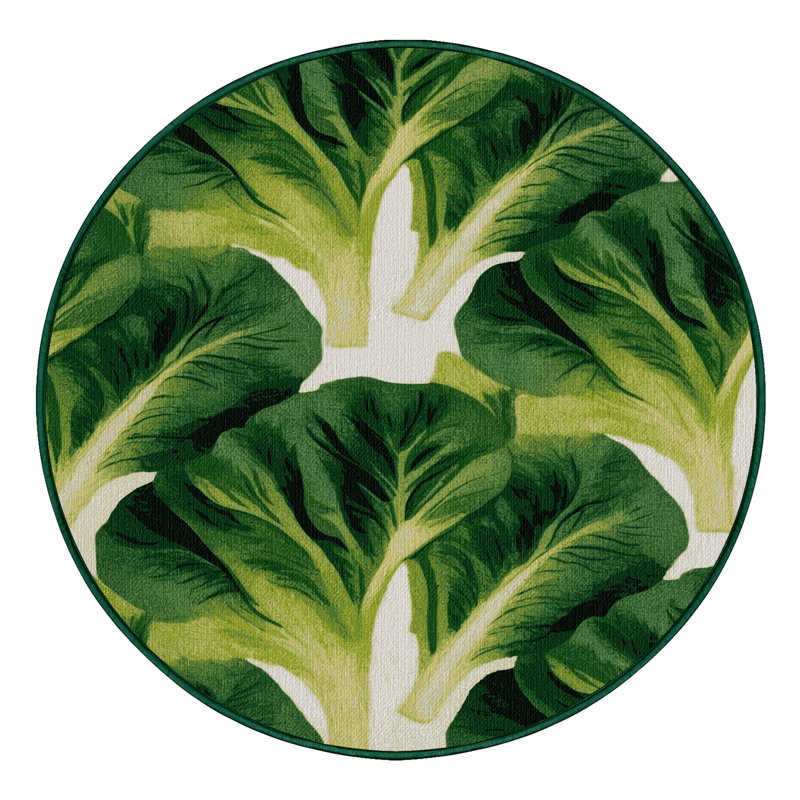  Tapis lavable à la romaine, Rond 7 pi