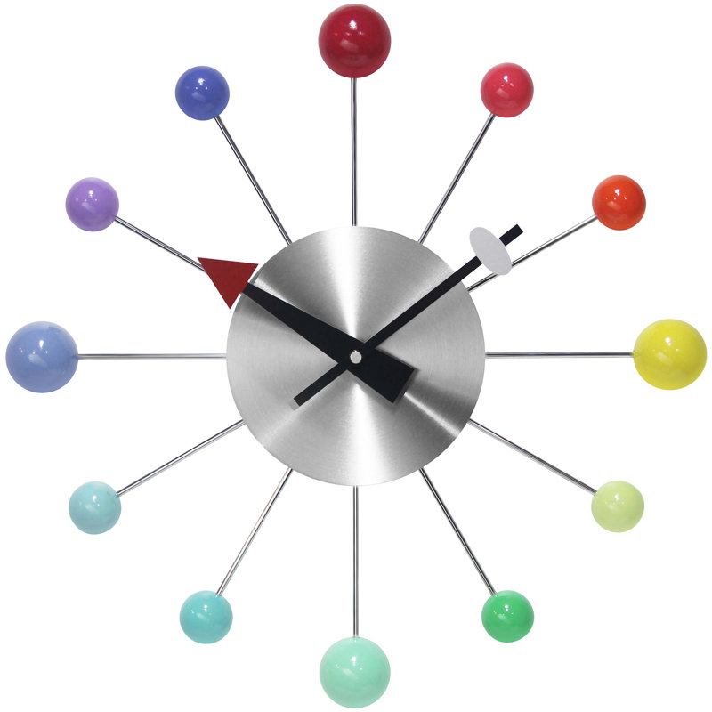 Horloge murale 15 po Hailie, Rainbow