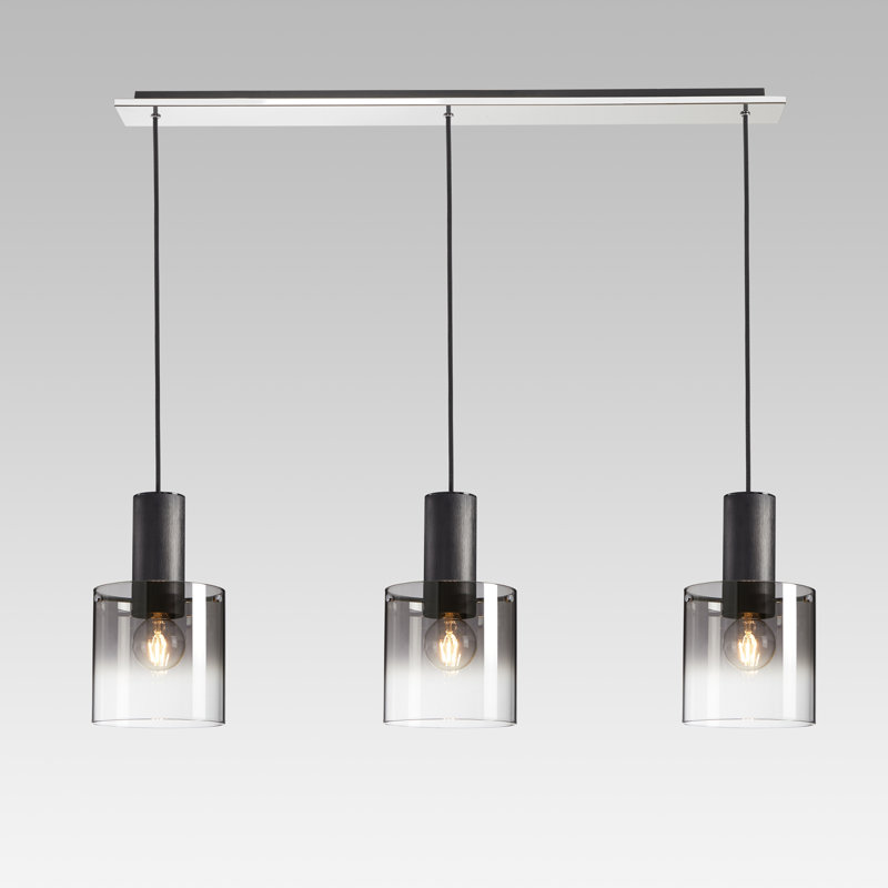 Jayquon 3 - Light Black Kitchen Island Pendant