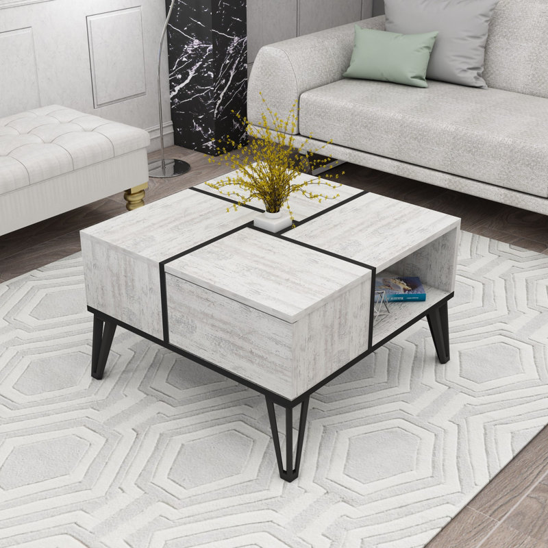 Glorias Coffee Table, White