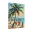 Plantes et fleurs, plage tropicale avec palmiers et bicyclette-31920776-31920788-31920791