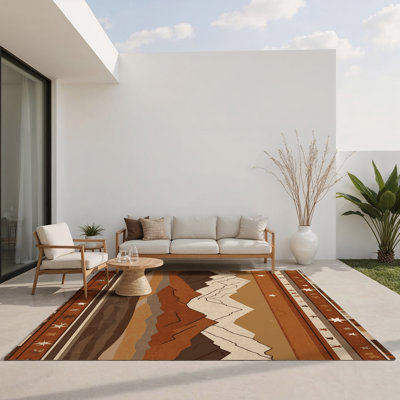 Tapis intérieur et extérieur Crimson Ridge