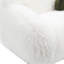 Canapé Harry en fausse fourrure avec coussin boule-120234915