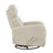 Glider Recliner Chair With Swivel Motion For Living Room, Luxurious Top Grain Leather And Durable Comfort-307502143