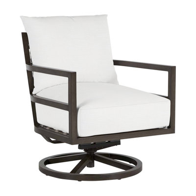 Chaise berçante pivotante en aluminium Santa Barbara
