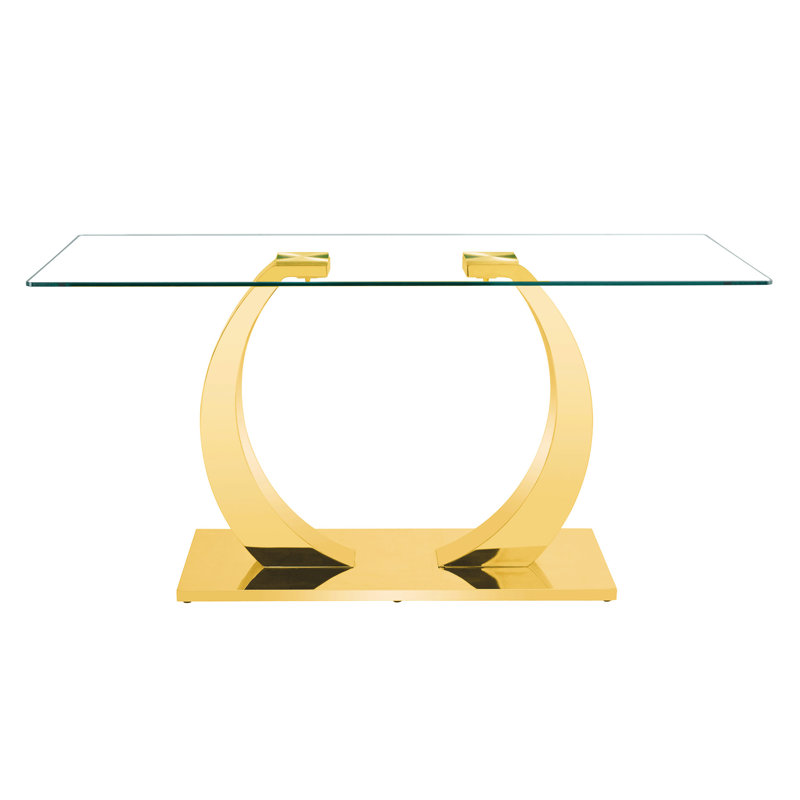 Table de salle à manger Golden Glass