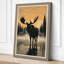 Moose at Dawn Rustic - Wrapped Canvas-746858521-746858527