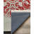 Qasida Collection Digital Print Cotton-Polyester Beige Red Moroccan Rug-104196142