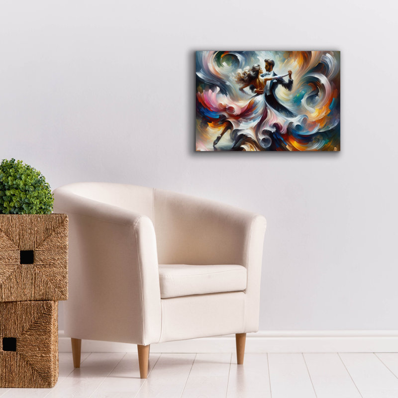 «Lets Dance» par Rich Monet, art mural sur toile, H 18 po x l 26 po x P 0,75 po