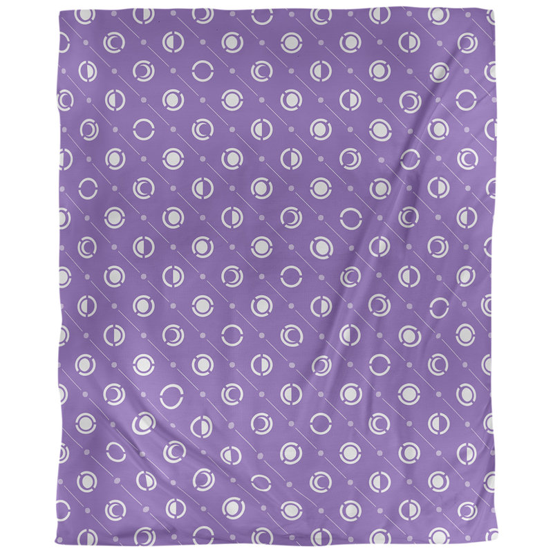 Tissu de phases lune, L 56 po x l 36 po, Coton peigné de base, Mauve