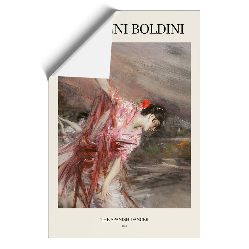The Spanish Dancer Print by Giovanni Boldini - Frameless Print, 42cm H x 30cm W x 0.1cm D
