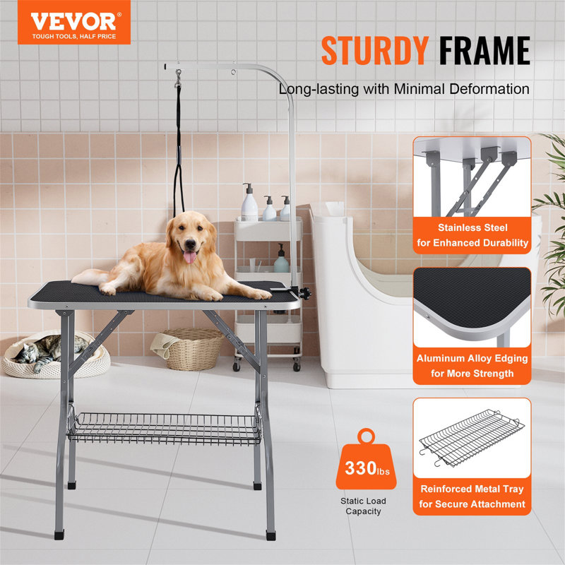 VEVOR Pet Grooming Table Arm With Clamp