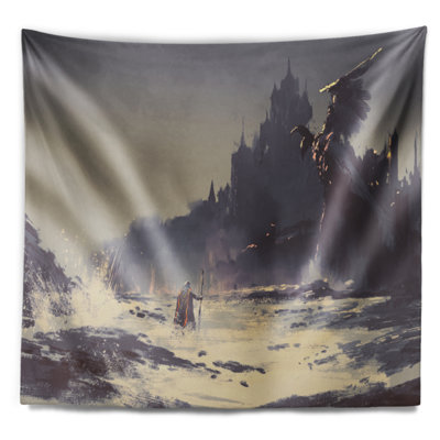 Landscape Polyester Tapestry