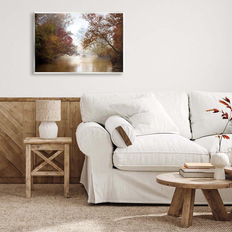 Plaque murale In The Mist Of Autumn, design par Celebrate Life Gallery, H 13 po x l 19 po