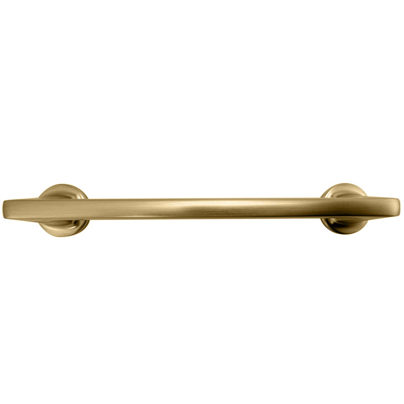 Pull - Princeton, Matte Brushed Brass, 3 39/50"