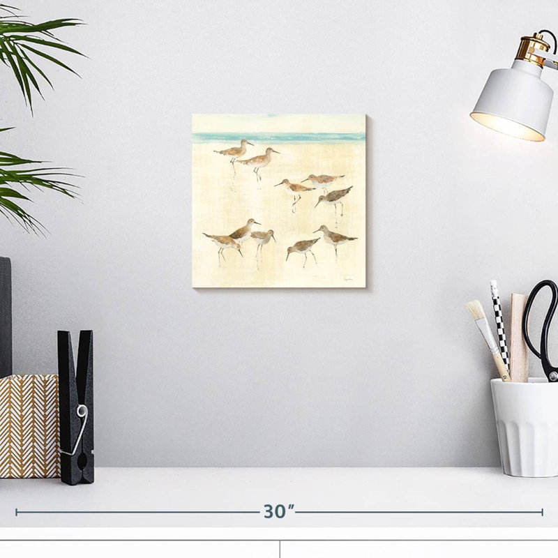 Crowle Sandpipers White, 10" H x 10" W