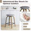 Swivel Upholstered Counter Stool