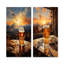 Brewed Sunset Beer In Glass-2028005884