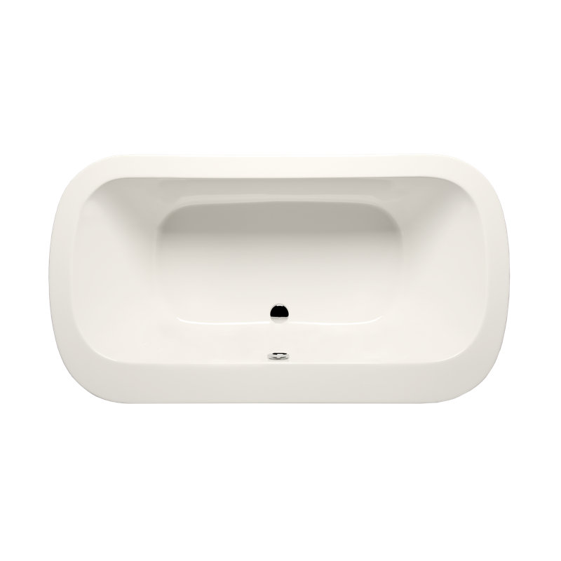 Skagen 66" x 36" Drop In Soaking Acrylic Bathtub, Biscuit