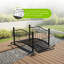 Pont de jardin décoratif en fer 3,3 pi-124343068