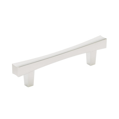 Pailou 3-3/4 inch (96mm) Center-to-Center Polished Chrome Cabinet Pull - 25 Pack