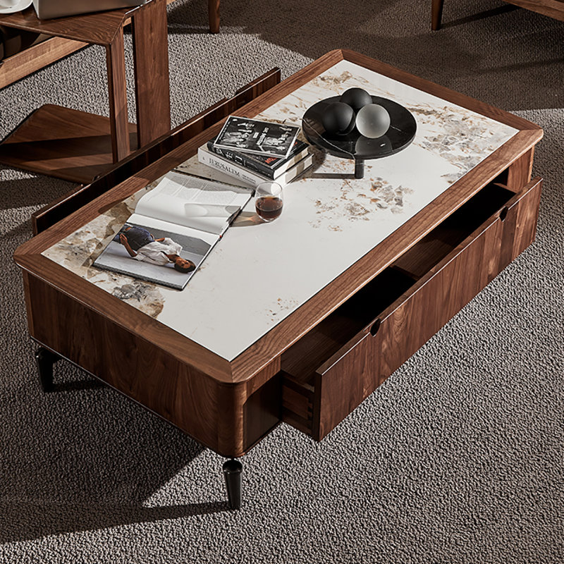 Table en noyer noir