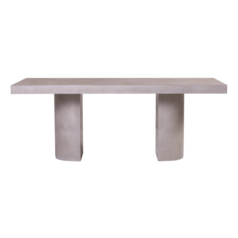 Table de salle à manger Perpetual, Gris ardoise