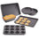 Cook N Home 6 Piece Non-Stick Steel Bakeware Set