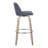 Thea 30" Fixed-Height Bar Stools with Bent Wood Legs & Round Footrest-94352149-94352150-129427576