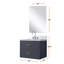 Meuble-lavabo simple 24 po X P 18 po D, comptoir en acrylique, 18 po Ensemble miroir et robinet-1353811864