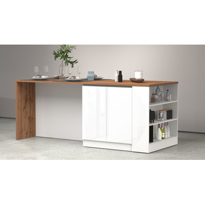 SOLE Wood Kitchen Island
