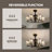 26.8'' 6 - Light Dimmable Crystal Ceiling Fan With Light Kit & Remote Control