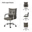  Chaise de bureau pivotante en similicuir de 22,2 po avec dossier capitonné Lundgren-1954259939