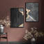 Art mural encadré rétro antique classique pour chambre à coucher-465885204-465885207