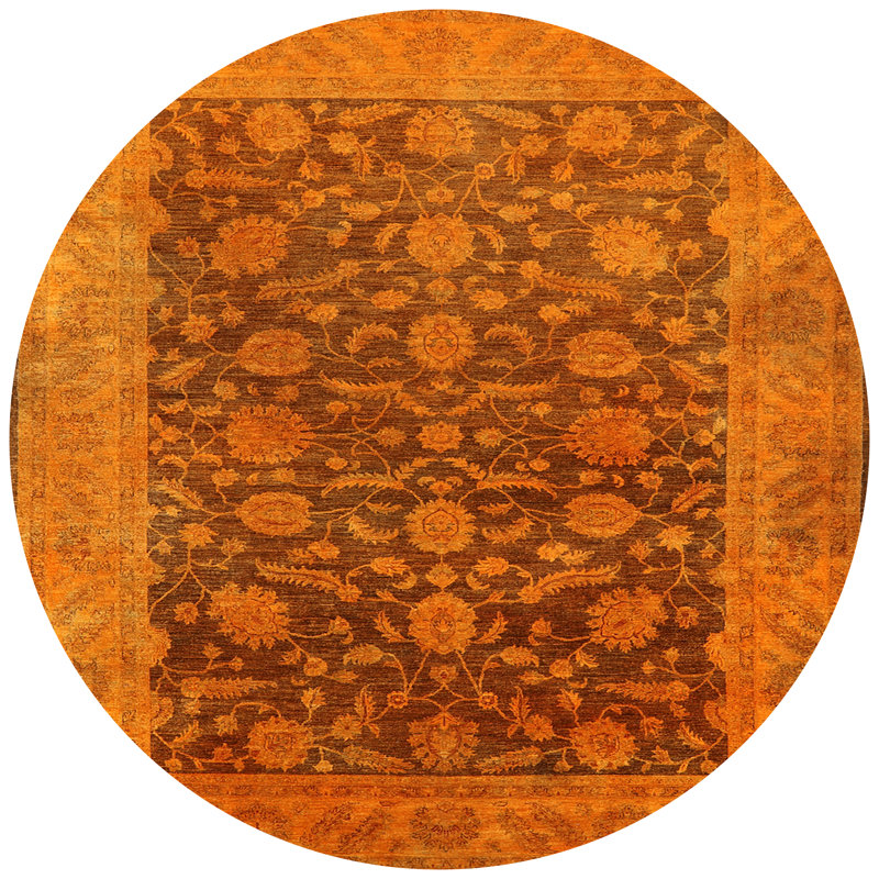 Thorbern Oriental Indoor Rug, Round 6'