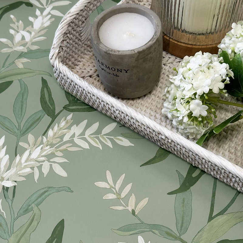 Double rouleau floral
