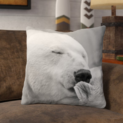 Pohlman Bear Kiss Throw Pillow