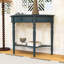 Console en bois avec tiroir et tablette-1095167721