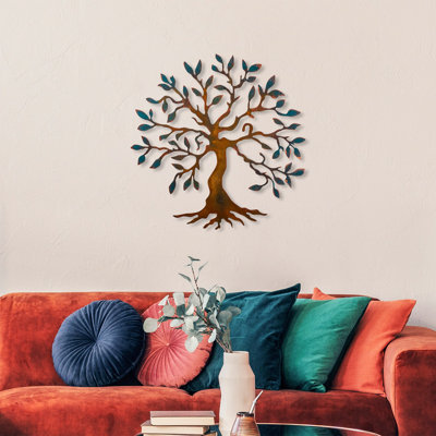 Decorative Metal Wall Accessory, 21.3 x 27.6 inches | 100% Metal, Thickness: 0.06 inches | Stylish & Durable Wall Art, Perfect for Home Decor & Office Spaces, Easy to Hang, Modern Design