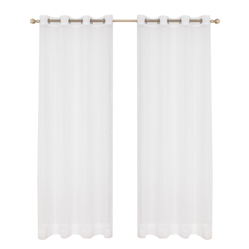 Vansen 2pc Sheer Curtain Set