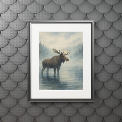 Clinger Single Picture Frame Print