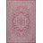 Aaleayah Medallion Textured Weave Fuchsia/Light Gray Indoor/Outdoor Rug-1990658989